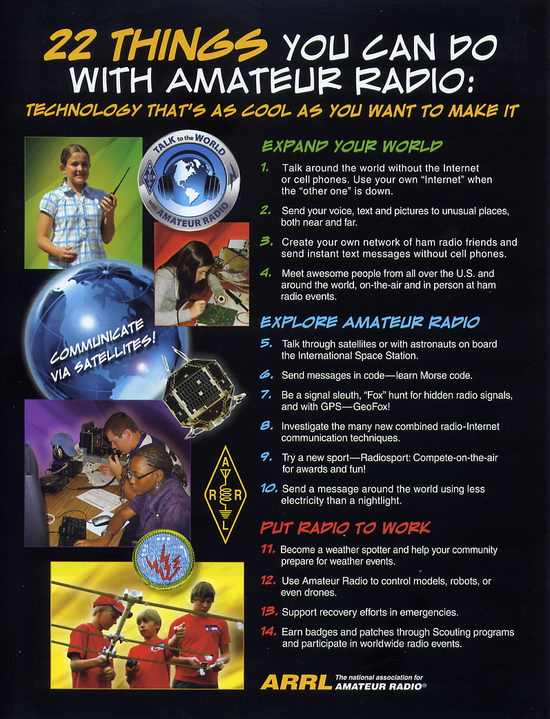 15. ARRL - Youth Flier - 22 Things You Can Do